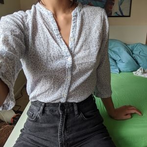 Sold! Uniqlo floral blouse